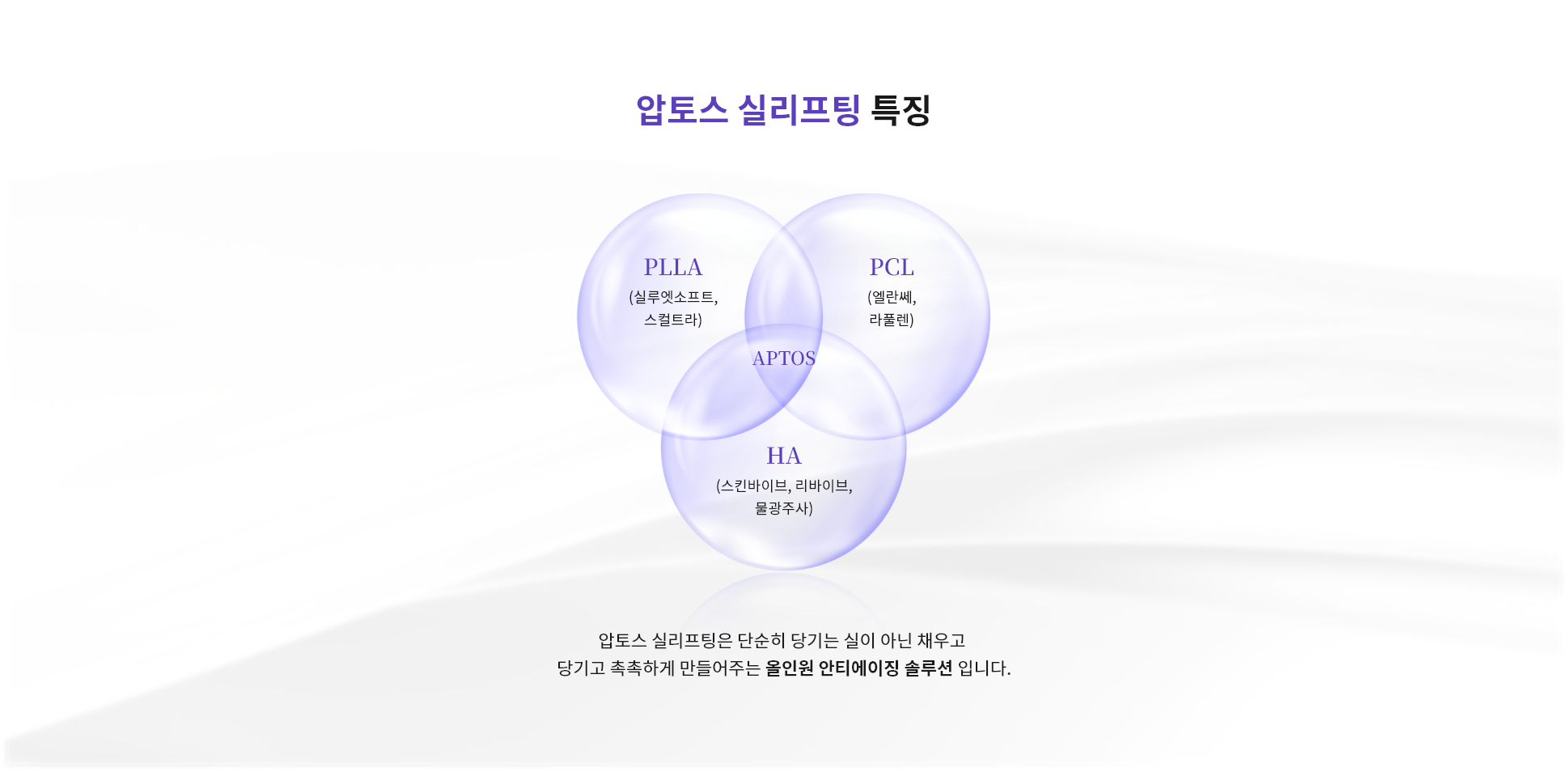 압토스 실리프팅 특징